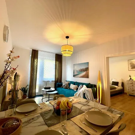 Downtown By Ninja Spaces - Kingsize-bett, Kueche, Netflix, Terrasse شقة وبرتال